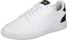 PUMA Unisex Shuffle Sneaker, White White-Peacoat Team Gold, 39 EU