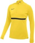 Nike Damen Women's Academy 21 Drill Top, Tour Yellow/Black/Anthracite/Black,