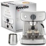 Breville Barista Mini Siebtr&auml;germaschine | Espressomaschine/Kaffeemaschine mit