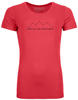 Ortovox Womens 150 Cool Pixel Voice T-Shirt, Hot Coral, L