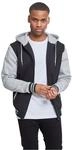 Urban Classics Herren Kapuzenpullover Zip Hoody, Sweatjacke mit Rei&szlig;verschluss f&uuml;r