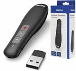 Hama Wireless Presenter &bdquo;X-Pointer mit rotem Laserpointer (Fernbedienung...
