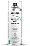 Vallejo Hobby Paint Acryl Mattlack 400 Ml. Spraylack f&uuml;r dauerhaften und...