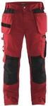 Blaklader 155518605699D116 Handwerker Arbeitshose, Rot/Schwarz, Gr&ouml;&szlig;e D116