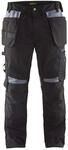 Blakl&auml;der 155518609994D124 Handwerker Bundhose Gr&ouml;&szlig;e in schwarz/grau, D124