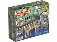 Geomag Magicube 145 - Jungle animals - 6 Magnetwürfel für Konstruktionen