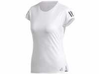 adidas Damen T-Shirt Club 3 STR Tee, Blanco/Plamat/Negro, S, FK6971