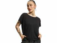 Urban Classics Damen Ladies Basic Drop Shoulder Tee T-Shirt, Schwarz (Black...