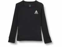 Odlo Kinder Funktionsunterwäsche Langarm Shirt ACTIVE WARM ECO, black, 164