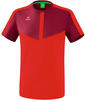 Erima Herren Squad Funktions T-Shirt, Bordeaux/rot, L