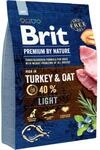 Brit Premium by Nature Light Trockenfutter f&uuml;r Erwachsene Hunde, getreidefrei, 15 kg