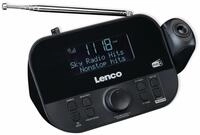 Lenco CR-615 DAB+ Projektionswecker - Digitales Uhrenradio mit DAB+ und PLL FM...