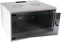 EFB 19 Zoll 06HE Wandgeh&auml;use Basic, Tiefe 450mm 1-teilig, Flat Pack, RAL7035