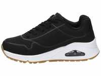 Skechers UNO Stand ON AIR Sports Shoes,Sneakers, Black Pu/Trim, 30 EU