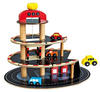 Bino Parkhaus aus Holz, Spielzeug für Kinder ab 3 Jahre (Autospielzeug mit 3...