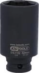KS Tools 515.1132 1/2" Sechskant-Kraft-Stecknuss, lang, 32mm, Farbe