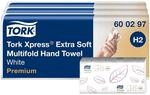 Tork Xpress Multifold-Handt&uuml;cher Wei&szlig; H2, extraweich, 21 &times; 100 T&uuml;cher,...