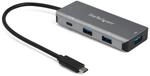 StarTech 4-Port USB-C Hub 10Gbps mit 100W PD, tragbar (HB31C3A1CPD3) | 3x USB-A...