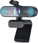 EMEET Webcam 1080P - NOVA Webcam mit Autofokus, Full HD Webcam mit 96&deg; Weitwinkel