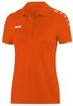 JAKO Damen Poloshirt Classico, Neonorange, 46