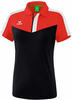 Erima Damen Squad Sport Poloshirt, Rot/Schwarz/Weiß, 34