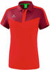 Erima Damen Squad Sport Poloshirt, Bordeaux/Rot, 34