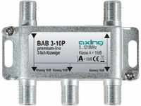 Axing BAB 3-10P 3-fach Abzweiger 10dB Kabelfernsehen CATV Multimedia DVB-T2...