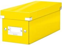 Leitz Click & Store WOW schmale Aufbewahrungsbox mit Deckel, Box zur CD...
