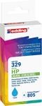 edding Druckerpatrone EDD-329 - Einzelpatrone - Cyan - 12 ml - Reichweite 890...