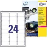 AVERY Zweckform L4773-8 Wetterfeste Folienetiketten (192 Klebeetiketten,...
