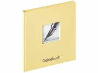 walther design Gästebuch creme 23 x 25 cm mit Cover-Ausstanzung und Prägung,...
