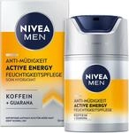 NIVEA MEN Active Energy Gesichtscreme f&uuml;r M&auml;nner, schnell einziehende