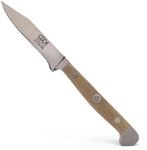 G&Uuml;DE Solingen - Gem&uuml;semesser geschmiedet, 8 cm, Olivenholz, ALPHA OLIVE,