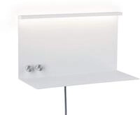 Paulmann LED Wandleuchte mit Ablage Jarina 4,5 W | 1,6 W , Metall, 3000 K, 440 | 160