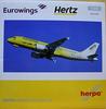 Eurowings Airbus A320 Hertz 100 Jahre in Miniatur zum Basteln Sammeln und als