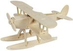 Marabu 317000000002 - KiDS 3D Holzpuzzle Wasserflugzeug, mit 28 Puzzleteilen aus