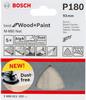 Bosch Professional 5 Stück Schleifdreieck M480 Best for Wood and Paint (Holz...