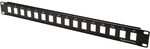 DIGITUS Patchpanel - Modular - F&uuml;r Keystone-Module - 19-Zoll - 16-Port -...
