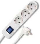 REV Ice Steckdosenleiste, 3-Fach Steckdose, Mehrfachsteckdose 3fach, 1,4m, max.