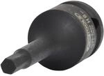 KS Tools 911.0926 1/2" Kraft-Bit-Stecknuss Innensechskant, 6mm, Farbig,