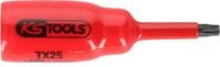 3/8" Bit-Stecknuss mit Schutzisolierung f&uuml;r Torx-Schrauben, T25, kurz