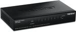 TRENDnet, TPE-TG82G, 8-Port GREENnet Gigabit PoE + Switch, 61 W PoE Budget, 16...