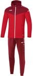 JAKO Herren Trainingsanzug Polyester Champ 2.0 mit Kapuze, Rot/Weinrot, 4XL