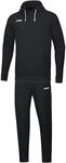 Jako Kinder Jogginganzug Base mit Kapuzensweat, hellgrau meliert, 164, M9465