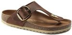 Birkenstock Damen Gizeh Big Buckle Zehentrenner, Braun (Cognac), 40 EU
