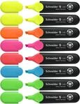 Schneider Job 150 Textmarker (mit Keilspitze f&uuml;r zwei Strichst&auml;rken,...
