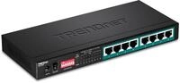 TRENDnet, TPE-LG80, 8-Port Gigabit Long Range PoE+ Switch, 8 X POE+ Ports, Long-Range