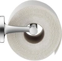 Duravit Papierrollenhalter Starck T, Toilettenpapierhalter ohne Deckel f&uuml;r 1...