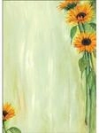SIGEL DP694 Motiv-Papier"Sunflower", Briefpapier 90 g, DIN A4, 25 Blatt