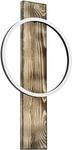 EGLO LED Wandlampe Boyal, Holz Wandleuchte Vintage, Rustikal | Wandstrahler...